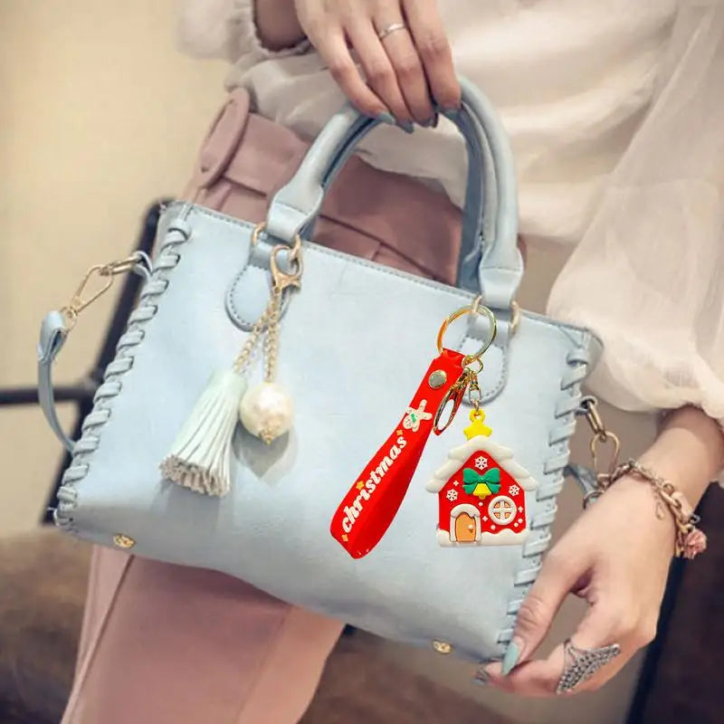 Christmas Backpack Keychain