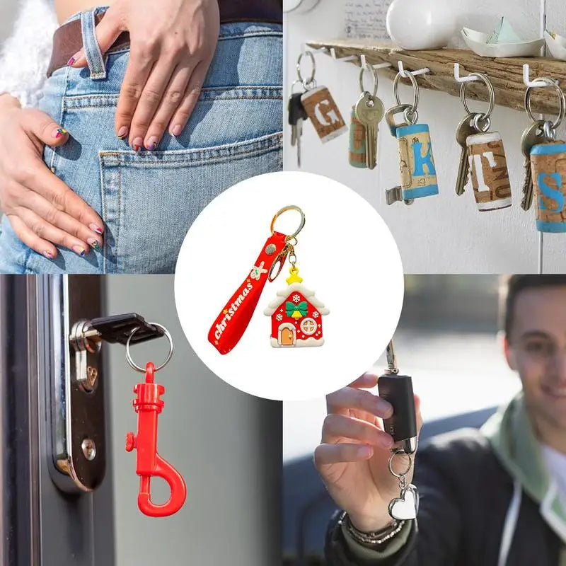 Christmas Backpack Keychain