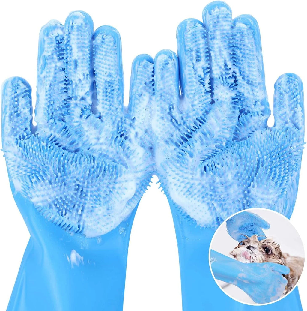 Pet Hair Removal Grooming Gloves