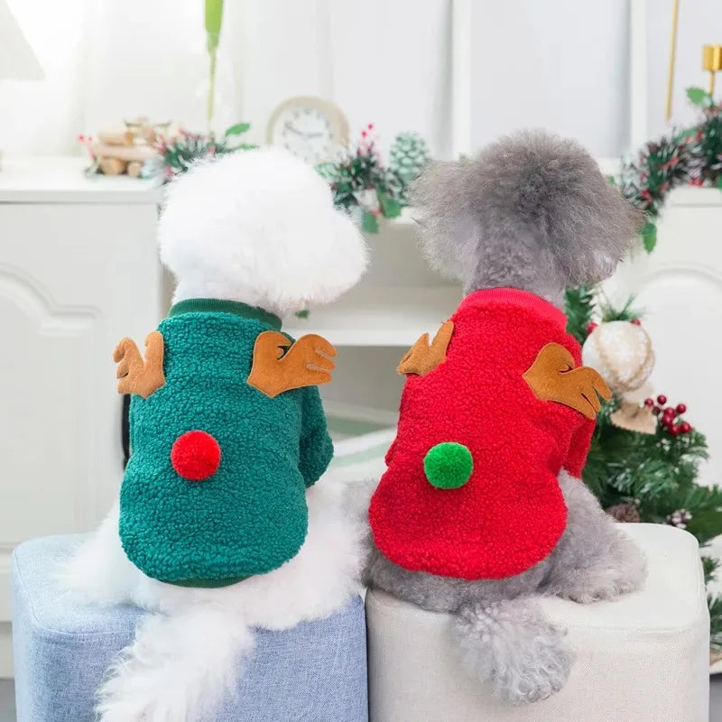 Christmas Winter Warm Dog Sweater for Small Dogs