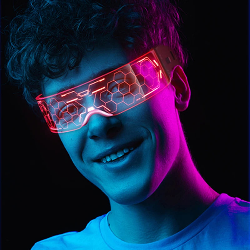 Christmas Concert Colorful Glasses