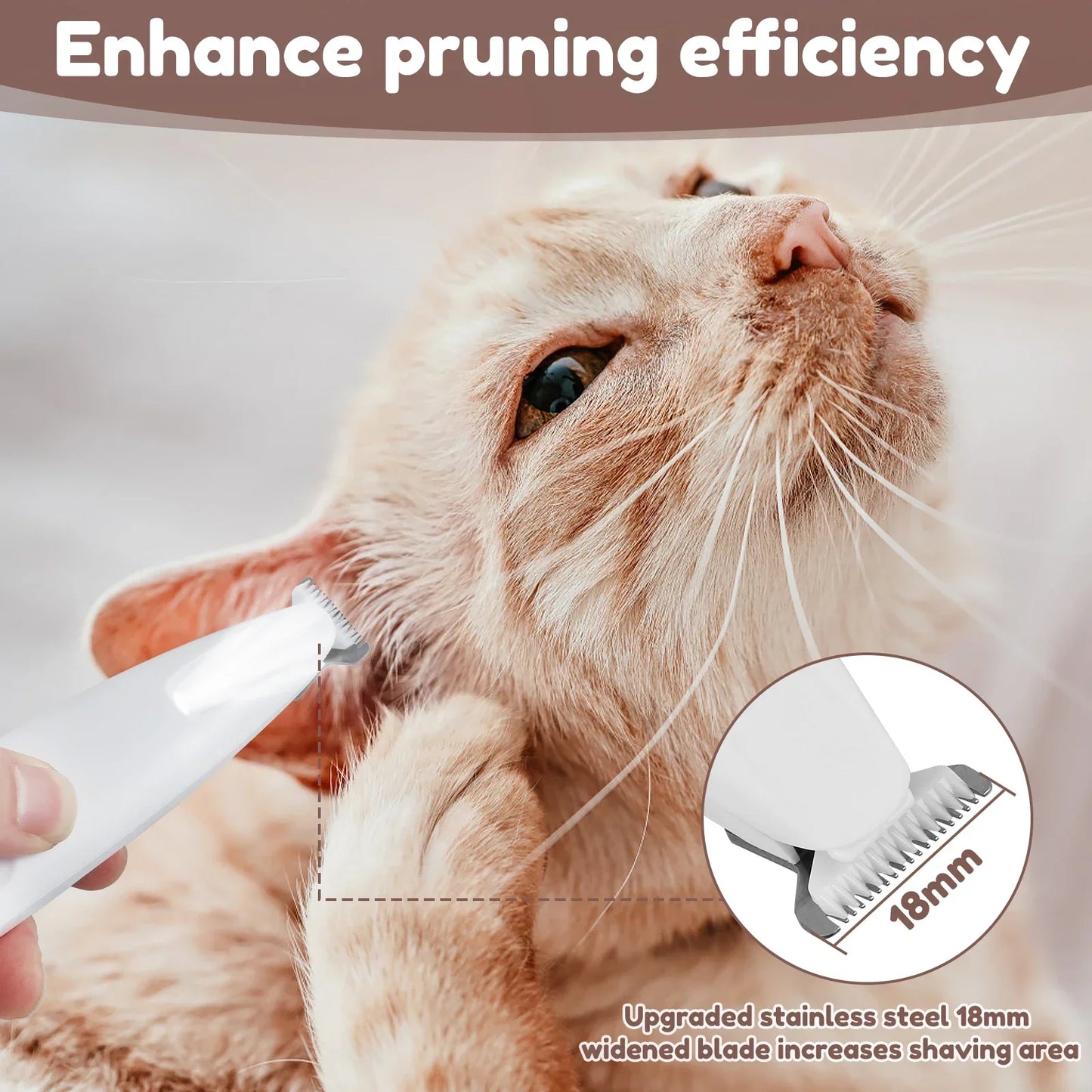 Dog LED Light Fully Waterproof Paw Trimmer