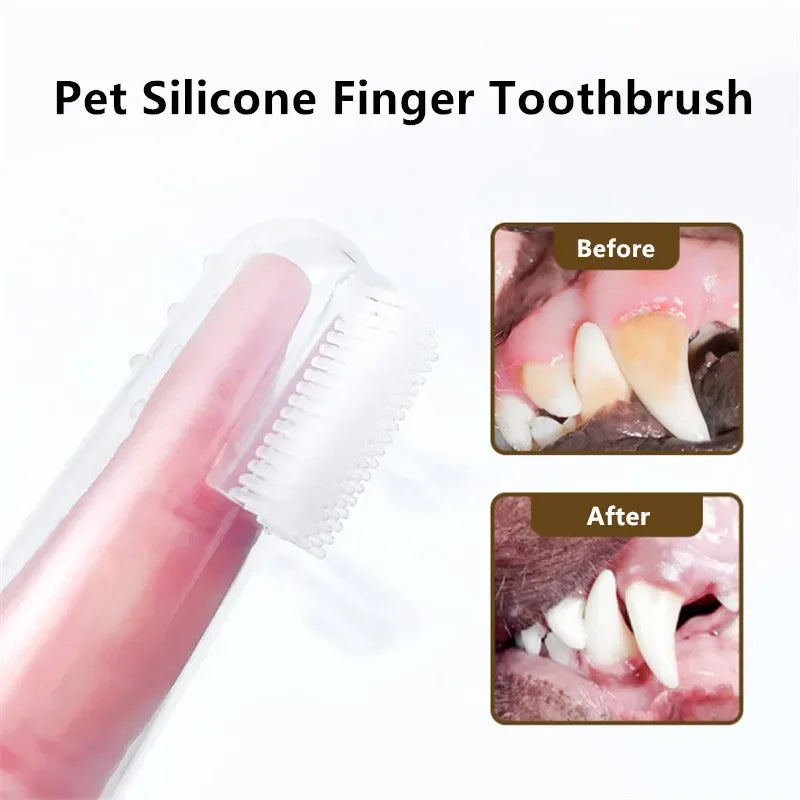 Dog Soft Cleaning Finger Toothbrush