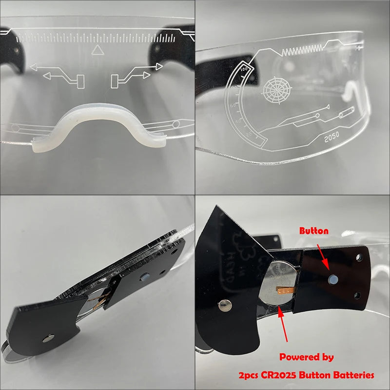 Christmas Concert Colorful Glasses