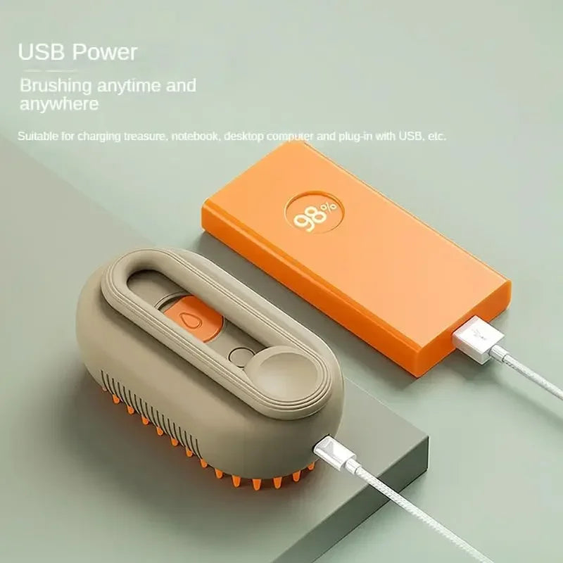 Pet 3 in1 Electric Spray Hair Brush