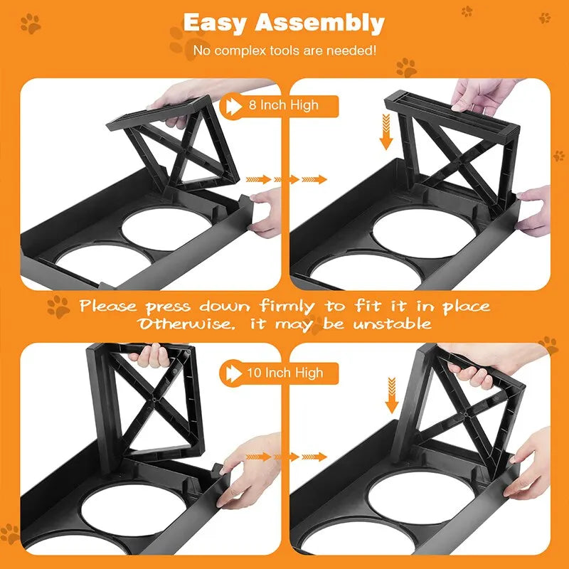 Dog Elevated Stand Dish Bowl