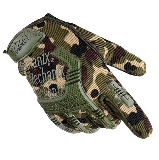 Army Fan Seal Tactical Cool Motorcycle Motorcycle Full Finger Non-slip Gloves