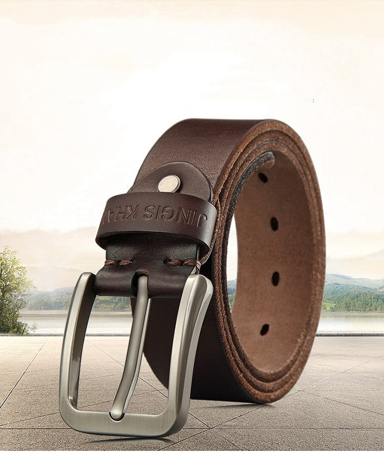 Men's Handmade Casual Trend Cowhide Belt