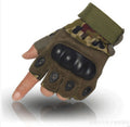 Military Fans Tactical Men's Outdoor Mountaineering Protective Wear-resistant Non-slip Fingerless Gloves