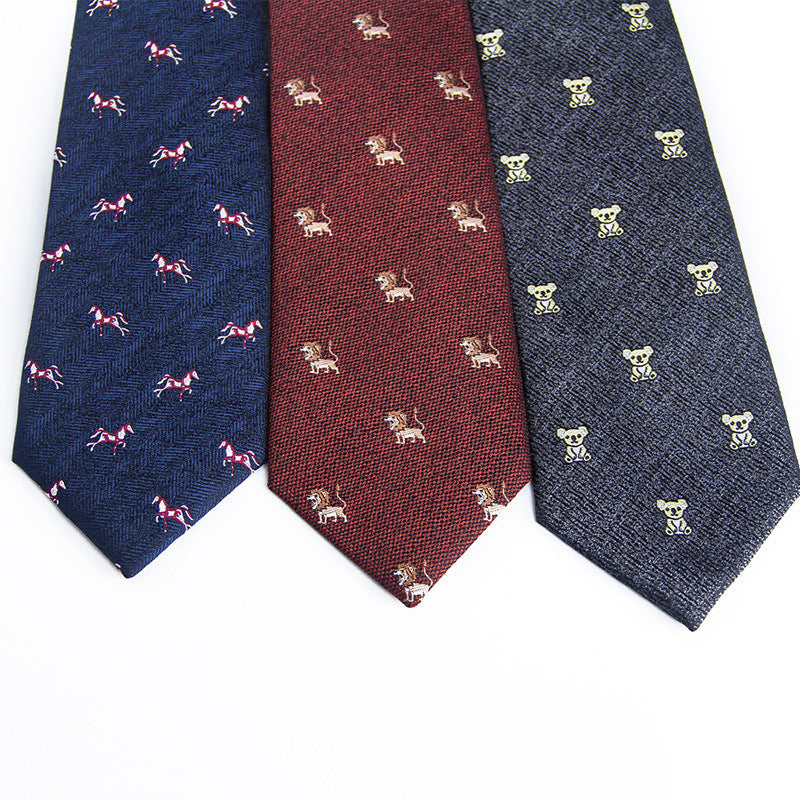 Yarn Polyester Men's Girls Casual Shirts Accessories Ties