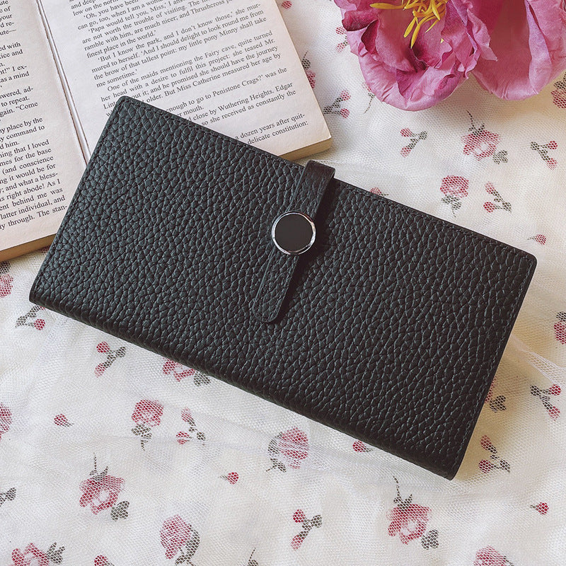 Women Luxury Long Hasp Coin Purs