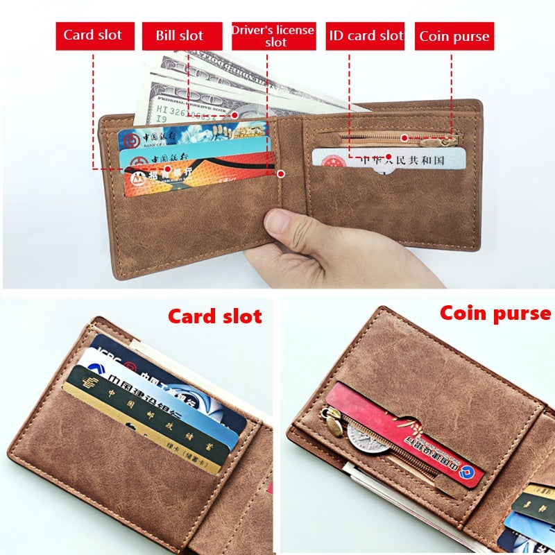 Men Multiple Small Design Money Wallets