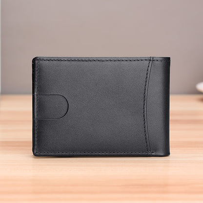 Men Fashion Leather Tracker Wallet