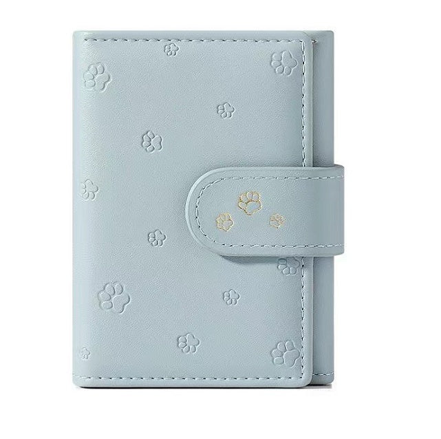 Women  Soft PU Leather Card Holder Purses