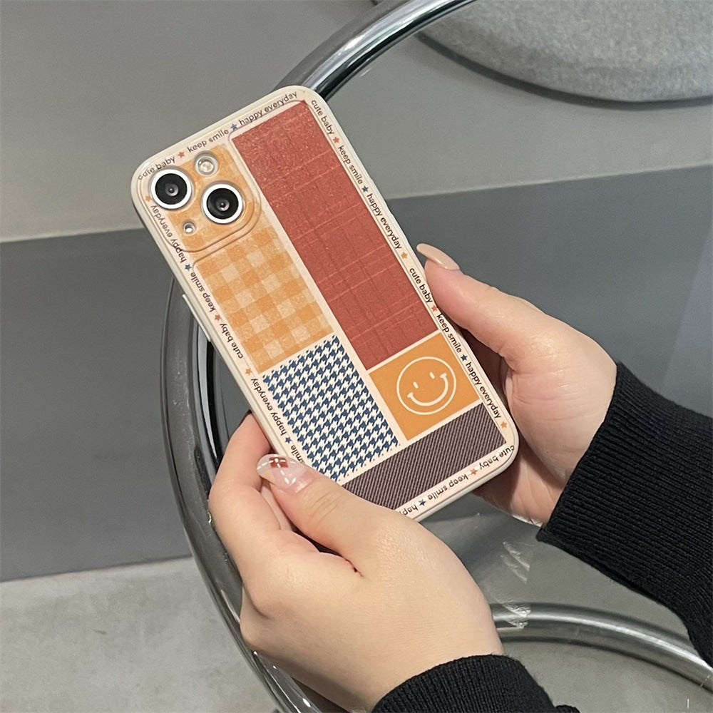 Fashion Mosaic Cell Phone Case Antique White Women's