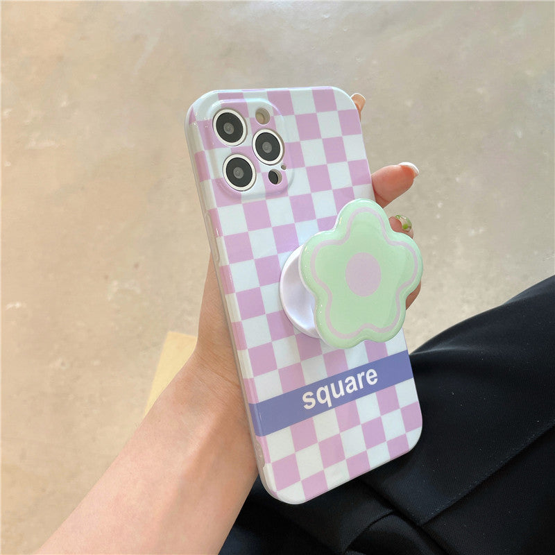 Cell Phone Case With Lattice Bracket