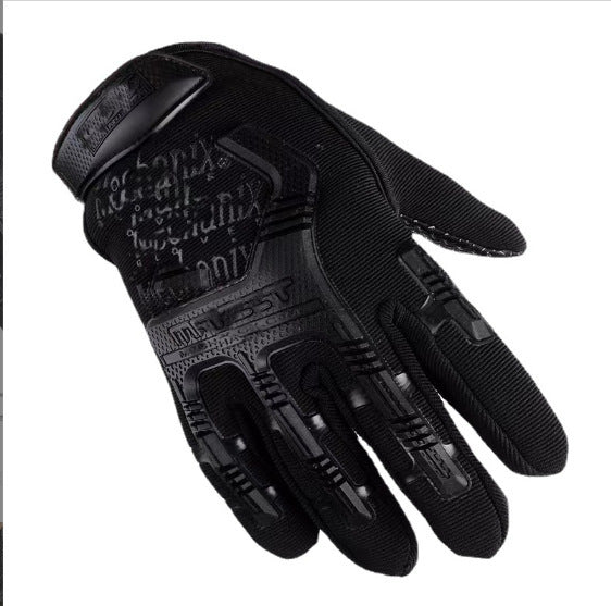 Army Fan Seal Tactical Cool Motorcycle Motorcycle Full Finger Non-slip Gloves