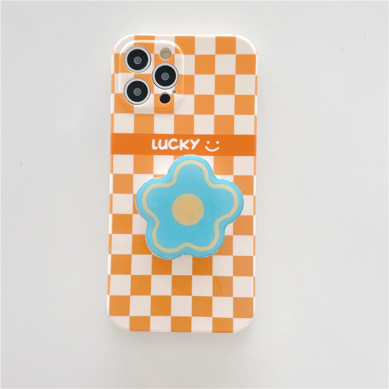 Cell Phone Case With Lattice Bracket