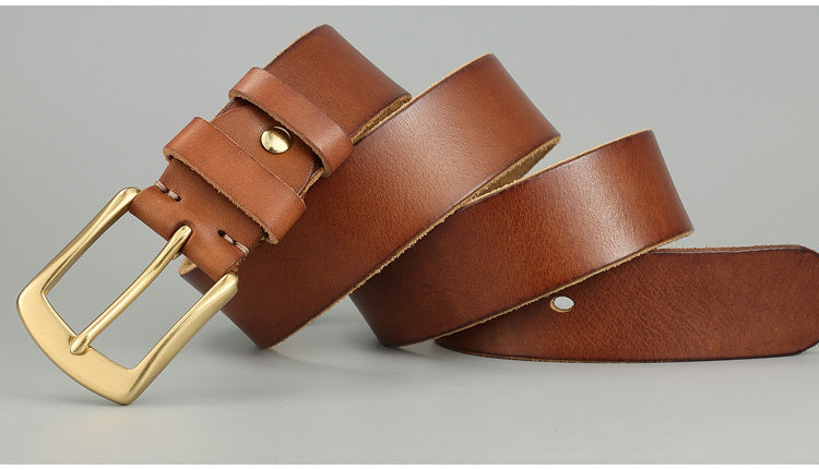Men's Handmade Casual Trend Cowhide Belt