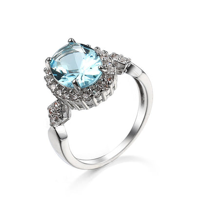Women Temperament Red Crystal  Fashion Ring